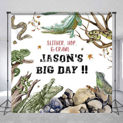 Aperturee - Big Day Dinosaur Custom Birthday Backdrop For Kids