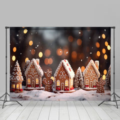 Aperturee - Biscuit House Gingerbread Man Christmas Backdrop