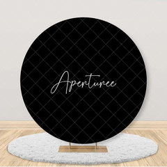 Aperturee Black Circle Photography Event Party Decro Backdrop