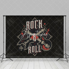 Aperturee - Black Guitar All Stars Rock And Roll Party Backdrop