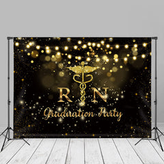 Aperturee - Black Light Nurse Graduation Party Photo Backdrop