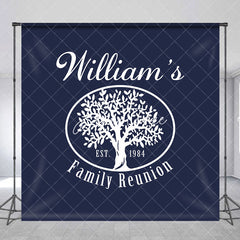 Aperturee - Black White Tree 1984 Custom Family Reunion Backdrop