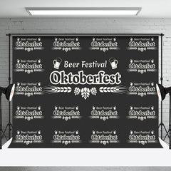 Aperturee - Black White Wheat Oktoberfest Beer Festival Backdrop