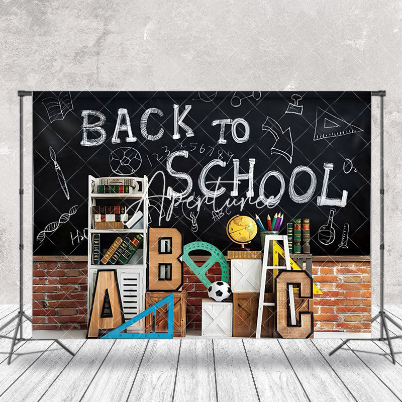 Aperturee - Blackboard Math Back To School Cake Smash Backdrop