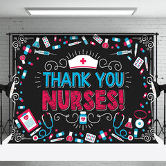 Aperturee - Blackboard Medicine Cap National Nurses Day Backdrop