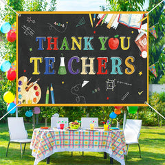 Aperturee - Blackboard Pencil Teacher Appreciation Week Backdrop