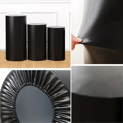 Aperturee Bling Solid Color Stretchy Spandex Cylinder Covers