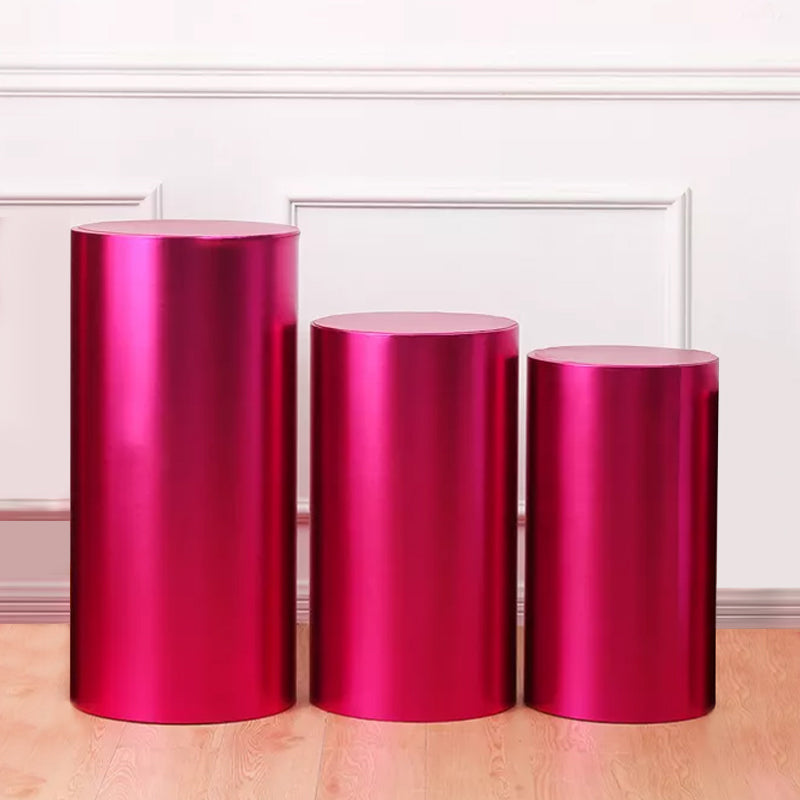 Aperturee Bling Solid Color Stretchy Spandex Cylinder Covers