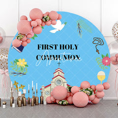 Aperturee - Blue Church First Holy Communion Baptism Backdrop