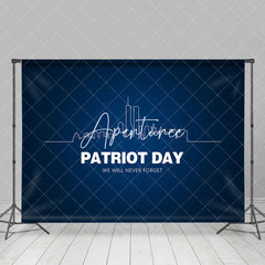 Aperturee - Blue City Lines Never Forget Patriot Day Backdrop