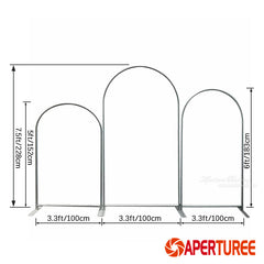 Aperturee Blue Cyan Theme Birthday Party Arch Backdrop Kit