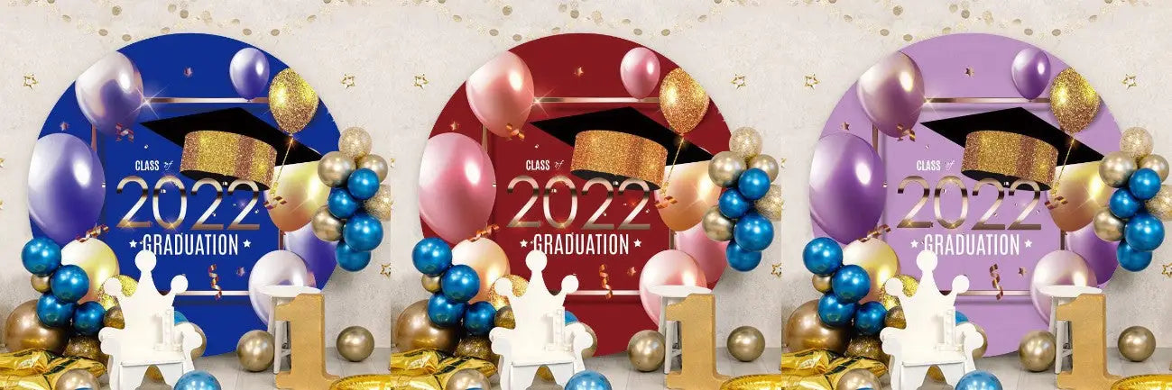 Decorate the Most Celebrated Grad of 2022 with Graduation Backdrop - Aperturee