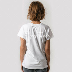 Aperturee - Blue Hello My Name is Personalized T-Shirt