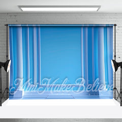 Aperturee - Blue Luxury Palace Vintage Wall Backdrop For Photo