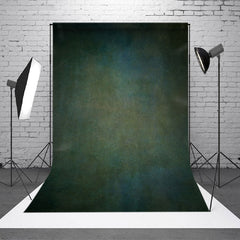 Aperturee - Blue Mixed Green Painting Texture Photo Backdrop