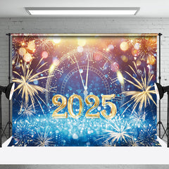 Aperturee - Blue Purple Blur Vibe Countdown Happy New Year Backdrop