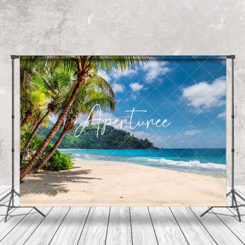 Aperturee - Blue Sea Sky Beach Holiday Hawaii Summer Backdrop