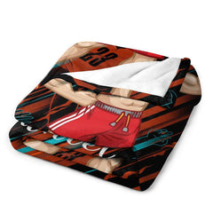 Aperturee - Bodybuilding Hoopster Basketball Sports Custom Blanket