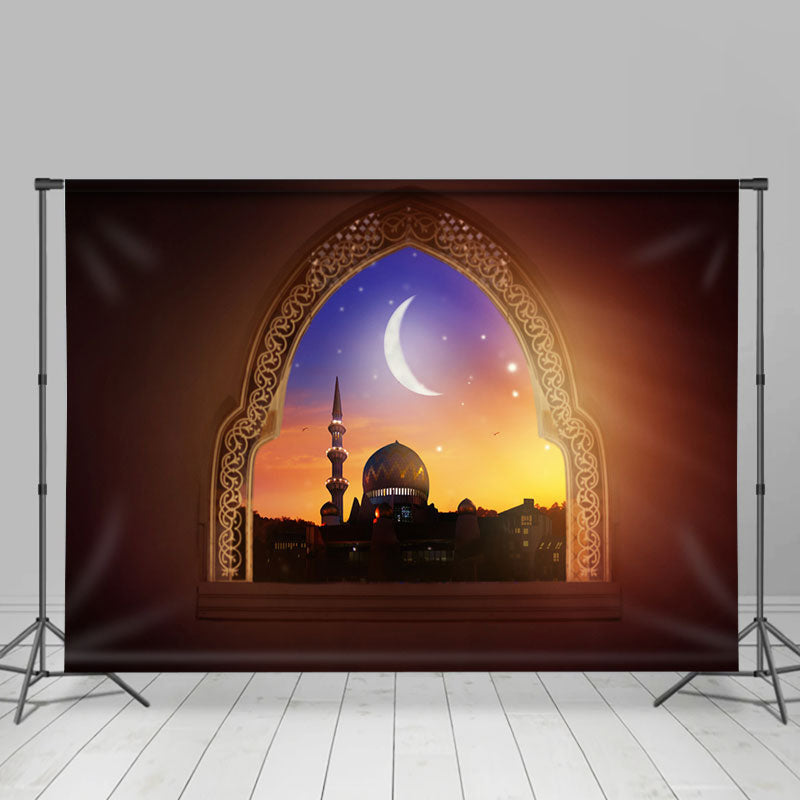 Aperturee - Bokeh Dawn Scene Ramadan Rubarak Party Backdrop