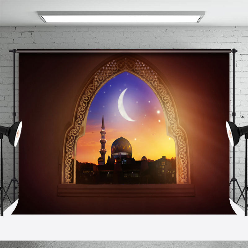 Aperturee - Bokeh Dawn Scene Ramadan Rubarak Party Backdrop