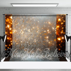 Aperturee - Bokeh Golden Glitter Scrub Photography Backdrop