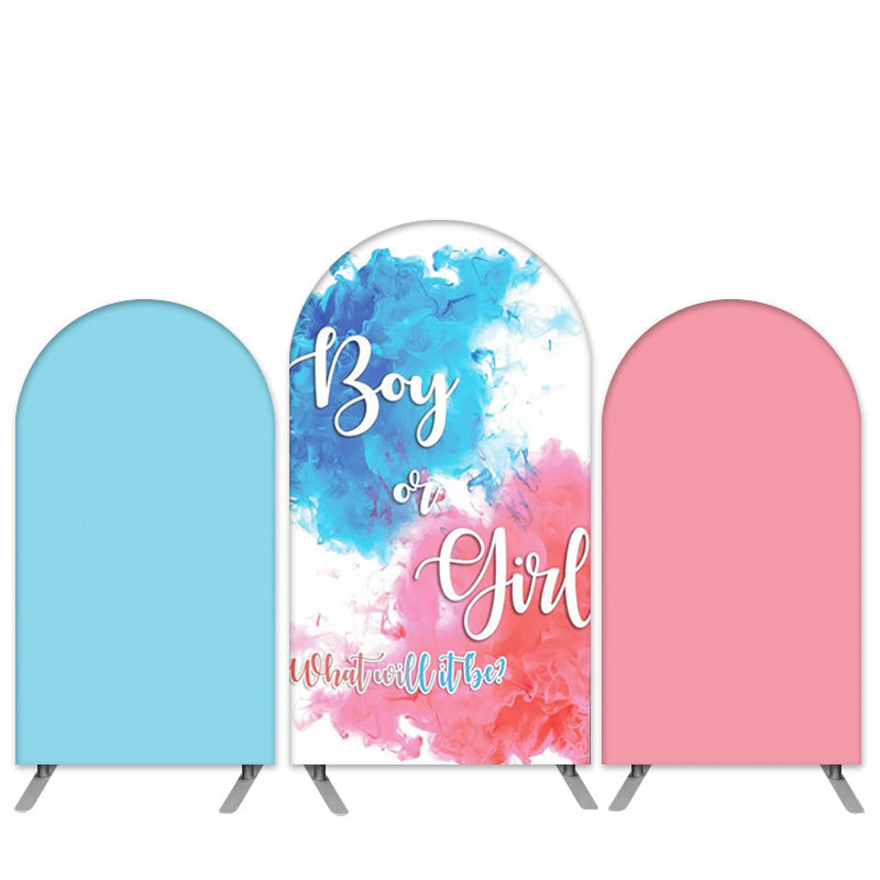 Aperturee Boy Or Girl What Will Be Baby Shower Arch Backdrop Kit