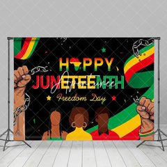 Aperturee - Break Shackles Happy Juneteenth Freedom Day Backdrop