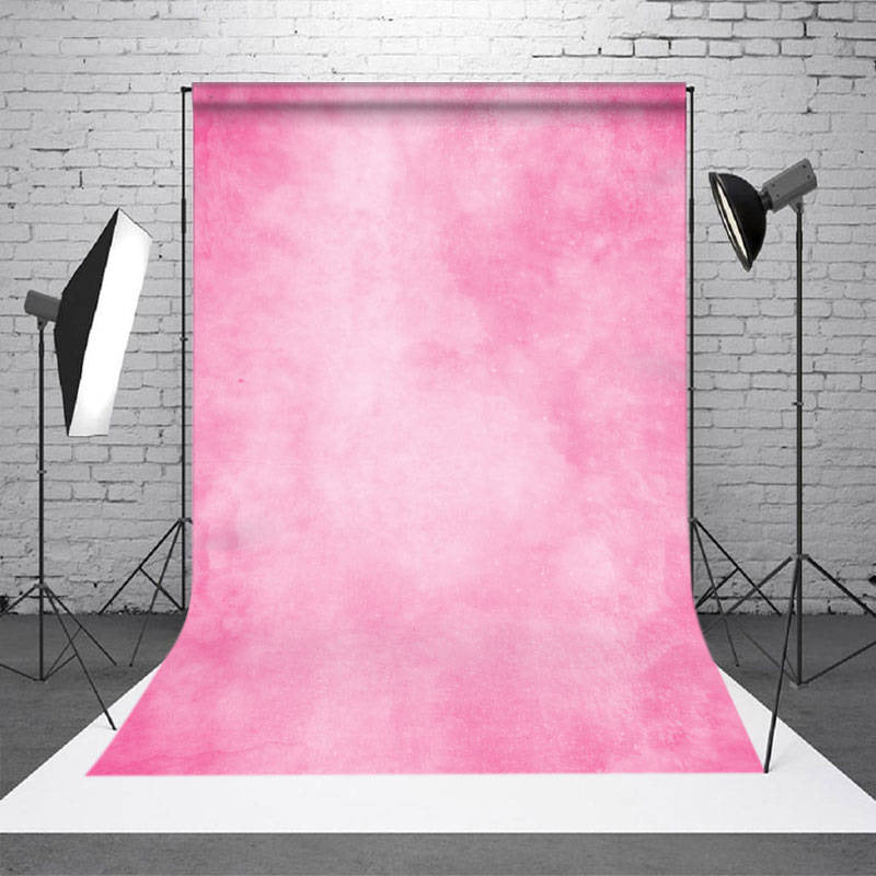 Aperturee - Bright Pink Abstract Portrait Photography Backdrop