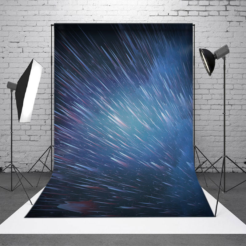 Aperturee - Burst Meteor Dark Blue Photography Backdrop For Pictures