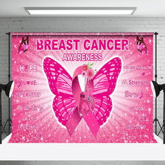 Aperturee - Butterfly Positive Breast Cancer Awareness Backdrop