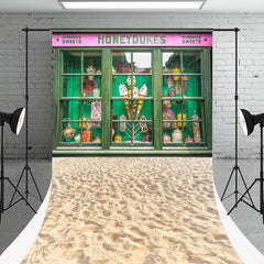 Aperturee - Candy Land Shop Honeydukes Beach Floor Sweep Backdrop