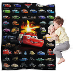 Lofaris Cartoon Car Theme Super Soft Throw Blanket for Boy