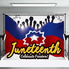 Aperturee - Celebrate Freedom Happy Juneteenth Party Backdrop