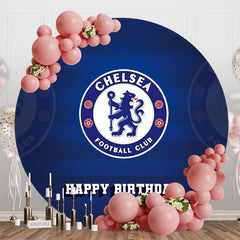 Aperturee - Chelsea Football Clue Logo Circle Birthday Backdrop