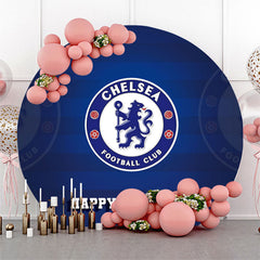 Aperturee - Chelsea Football Clue Logo Circle Birthday Backdrop