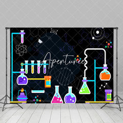 Aperturee - Chemical Laboratory Bottles Back To School Backdrop