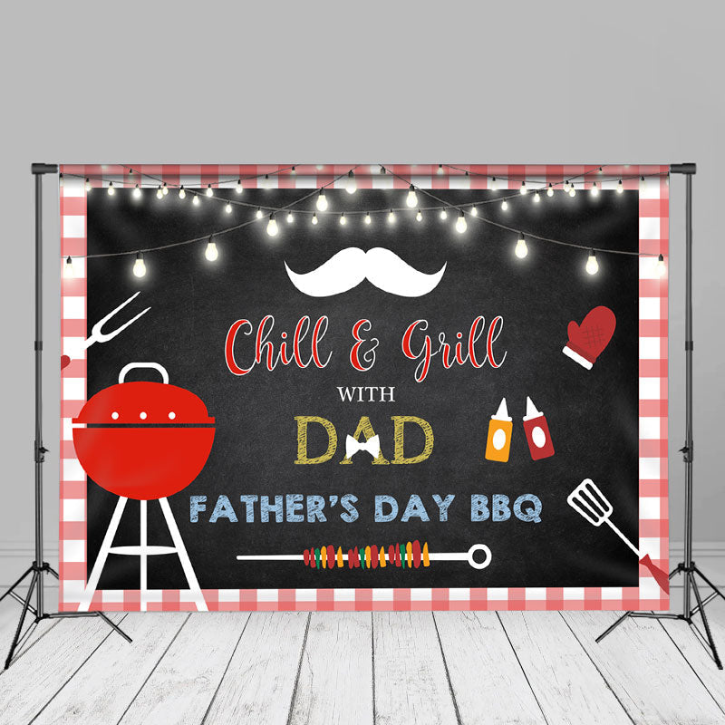 Aperturee - Chill And Grill Fathers Day Backdrop For Bbq Party