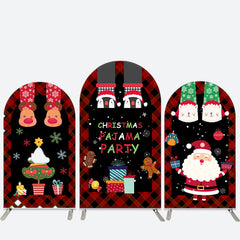 Aperturee - Christmas Pajamas Party Santa Arch Backdrop Kit