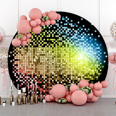 Aperturee Circle Colorful Bokeh Bright Birthday Party Backdrop