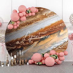 Aperturee - Circle Jupiter Surface Texture Birthday Backdrop