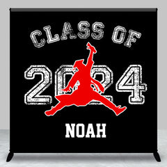 Aperturee - Class Of 2024 Cheering Graduate Custom Grad Backdrop