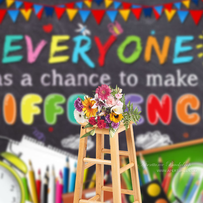 Aperturee - Classroom Teacher Welcome Back To School Backdrop