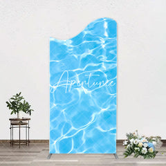 Aperturee - Clean Water Waves Summer Arch Pool Party Backdrop