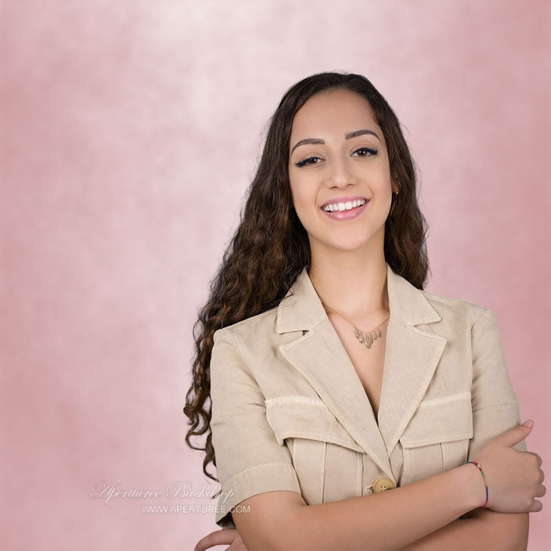 Aperturee - Abstract Mottled Pink Photography Studio Backdrop