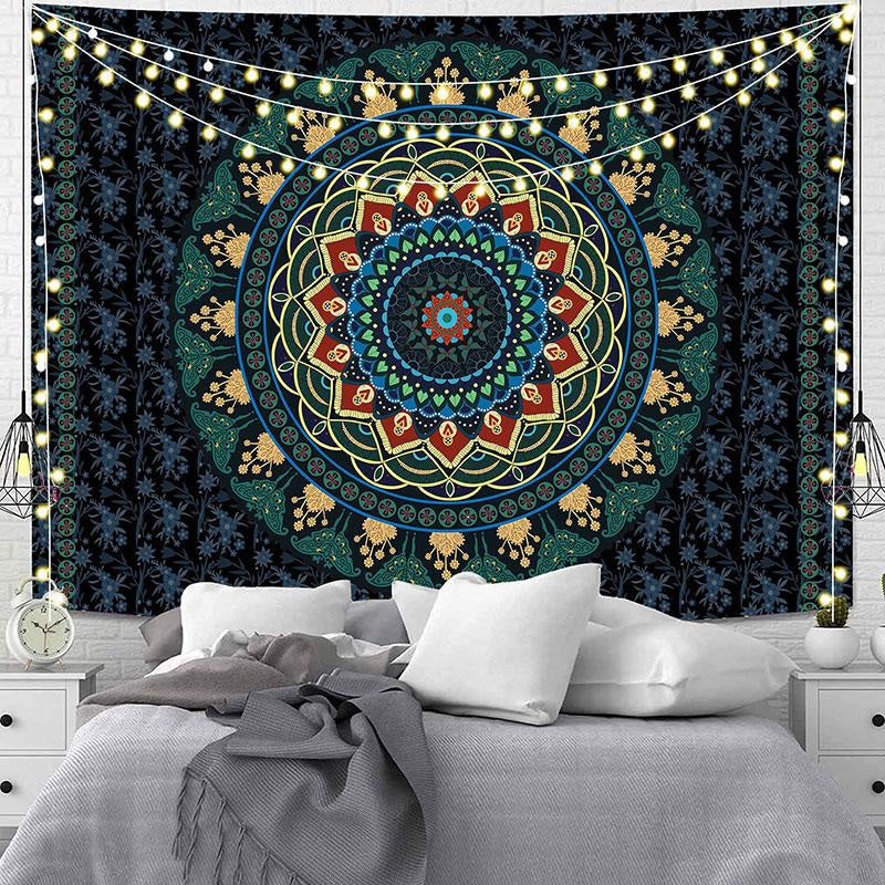 Lofaris Floral Mandala Pattern Room Decoration Wall Tapestry