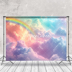 Aperturee - Clouds Colorful Rainbow Natural Scenery Backdrop