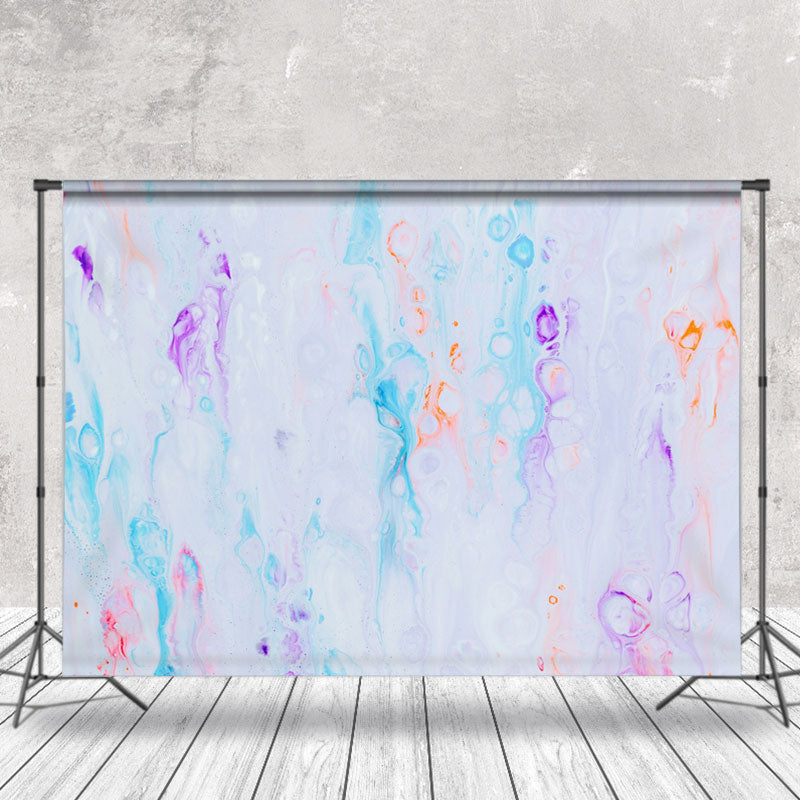 Aperturee - Colorful Bubble Fantasy Marble Texture Backdrop