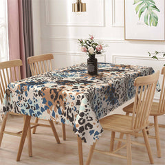 Aperturee - Colorful Camouflage Leopard Rectangle Tablecloth