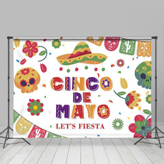 Aperturee - Colorful Cinco De Mayo Mexican Fiesta Party Backdrop