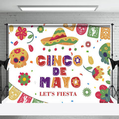 Aperturee - Colorful Cinco De Mayo Mexican Fiesta Party Backdrop